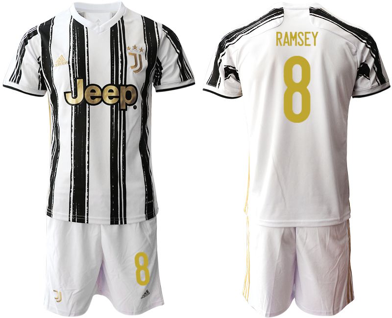 Men 2020-2021 club Juventus home #8 white Soccer Jerseys